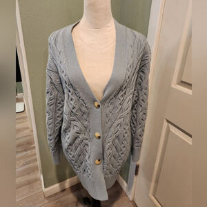 NWT Vince Cabled Knit Cardigan